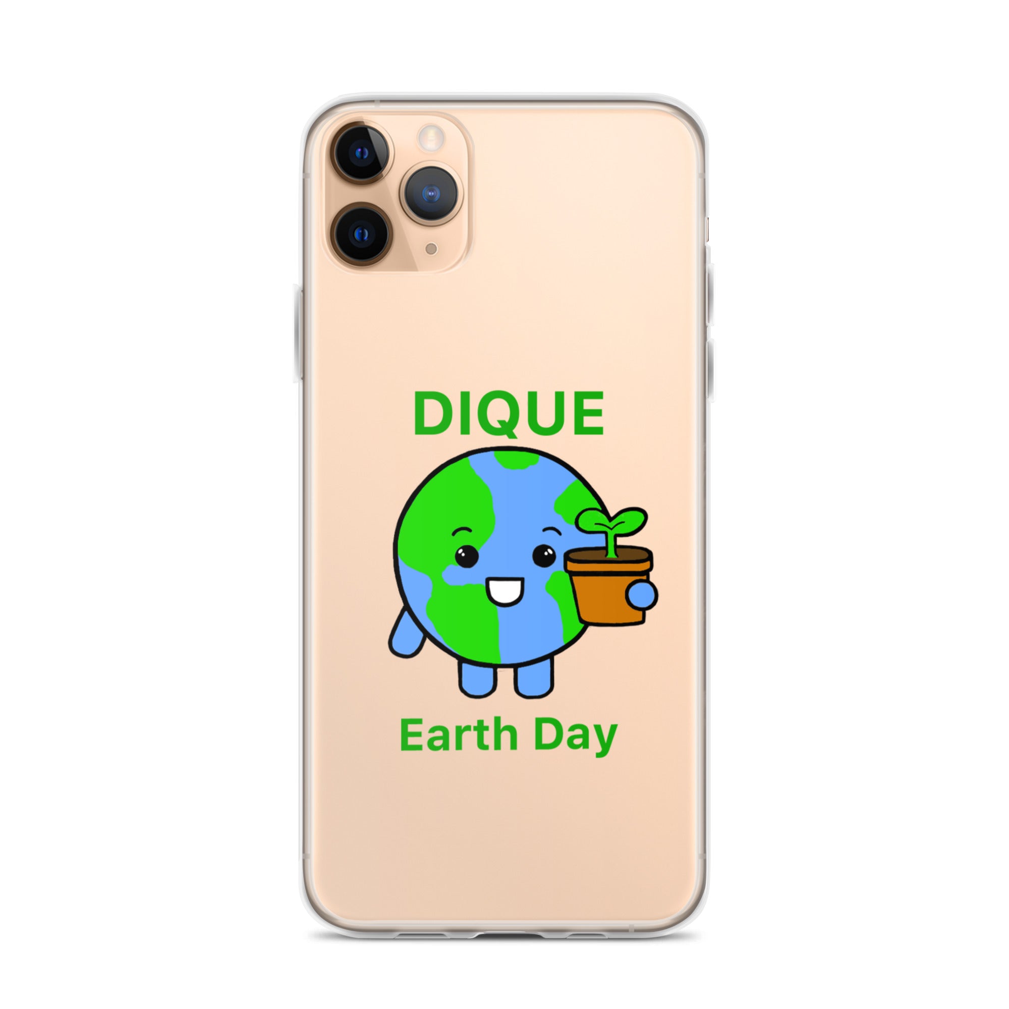 Dique Earth Day Clear Case for iPhone®