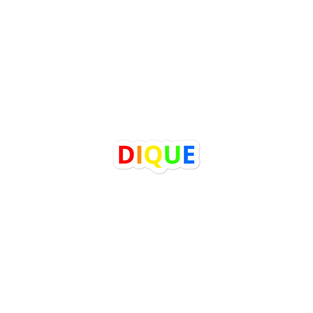 Dique Pride Bubble-free stickers