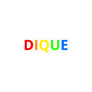 Dique Pride Bubble-free stickers