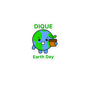 Dique Earth Day Bubble-free stickers