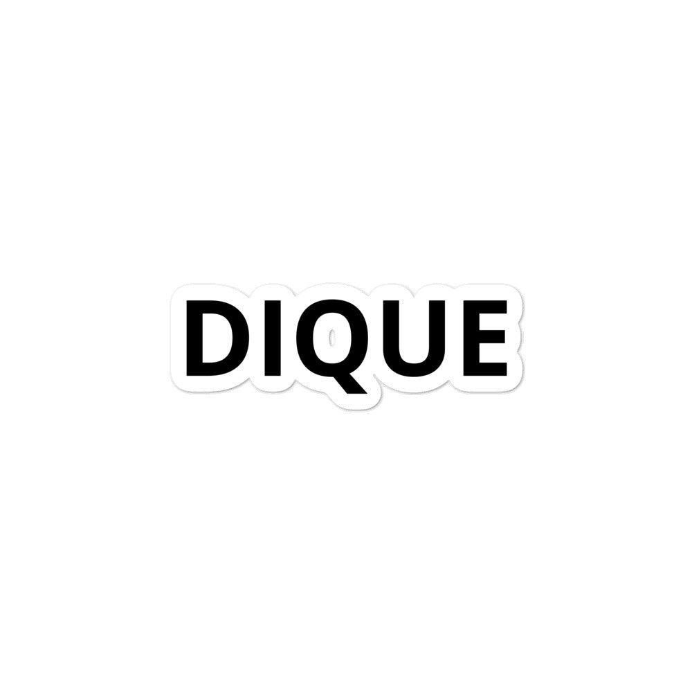 Official Dique Bubble-free stickers