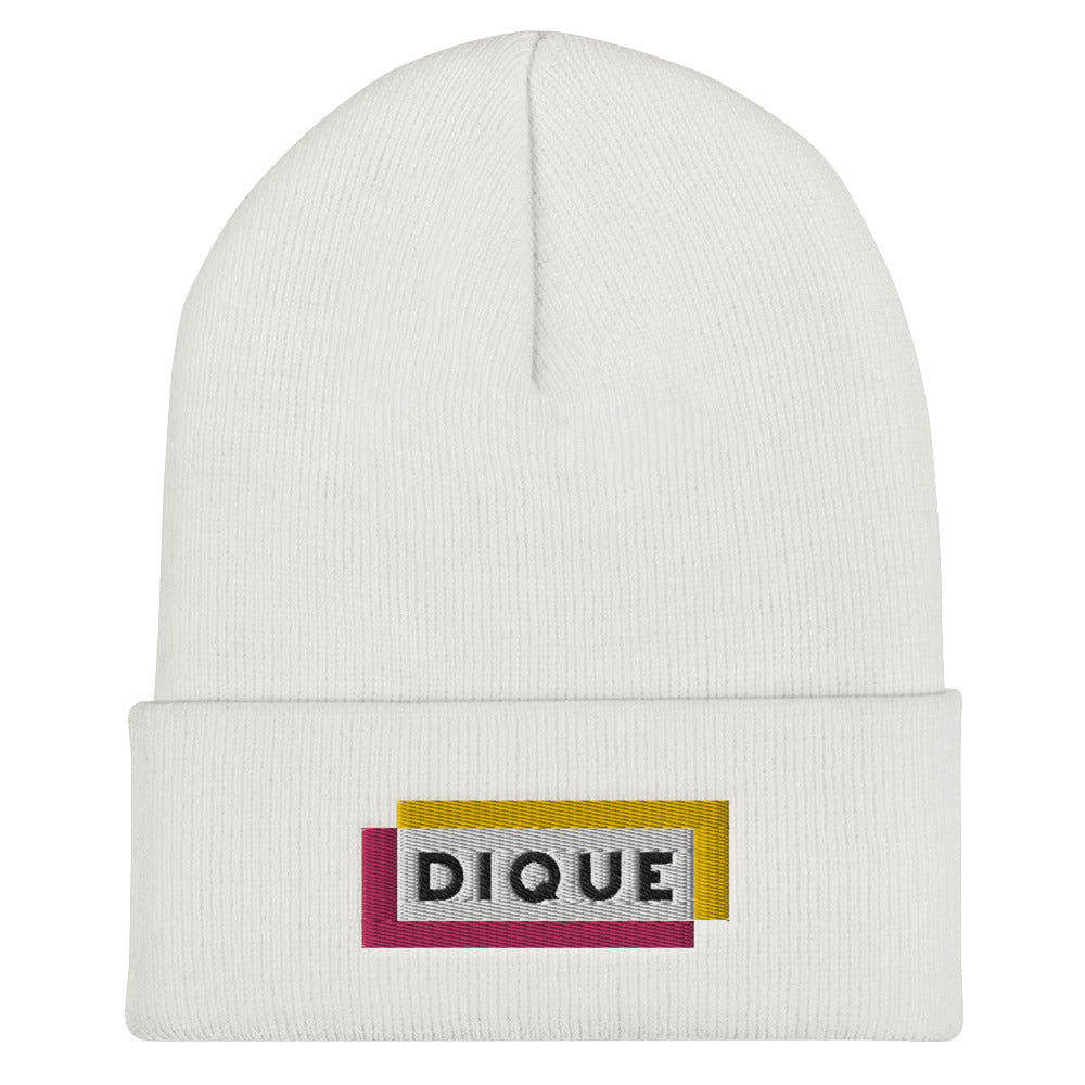 Dique Embroidered Cuffed Beanie