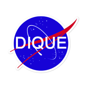 DIQUE X NASA Bubble-free stickers