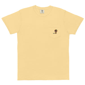 Pique Unisex Garment-Dyed Pocket T-Shirt